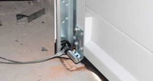 how to fix garage door cable