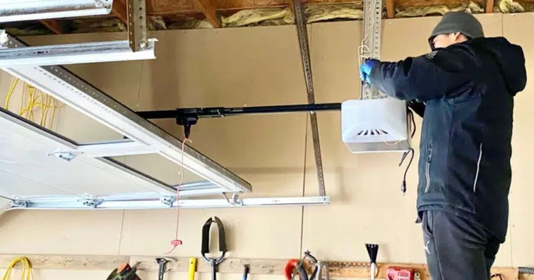 how to adjust garage door chain​