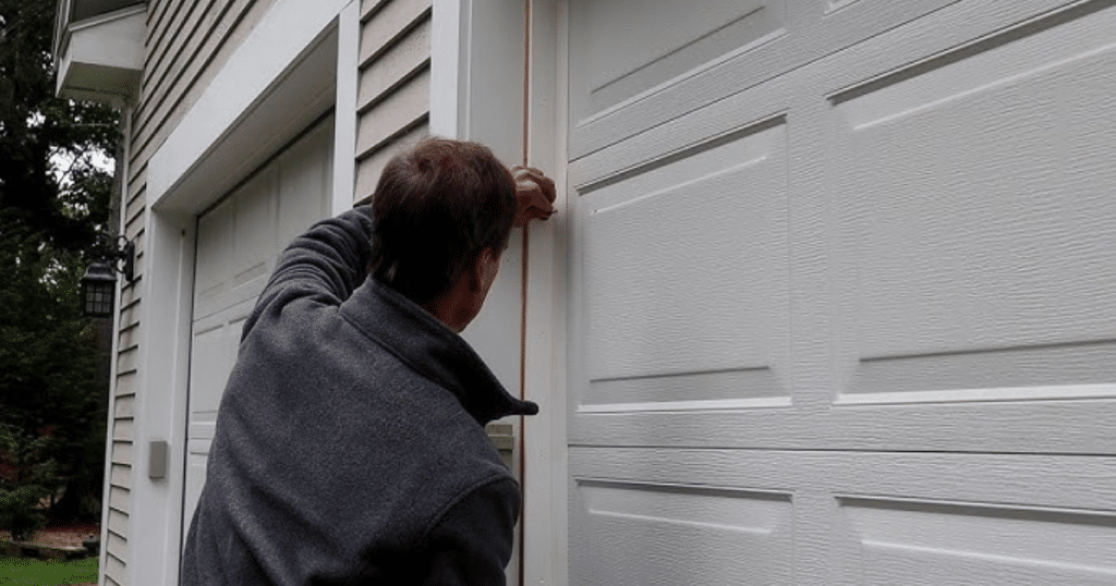 how to change garage door panels