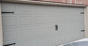 how to change garage door panels