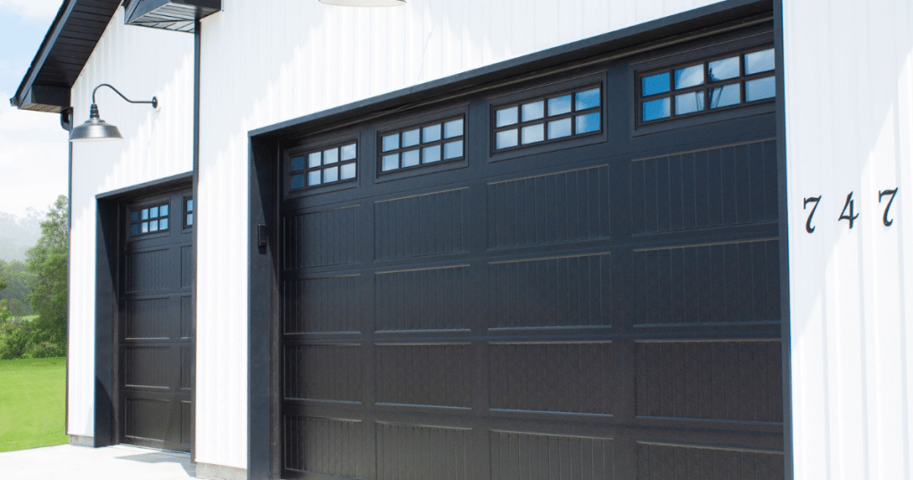 long panel garage door
