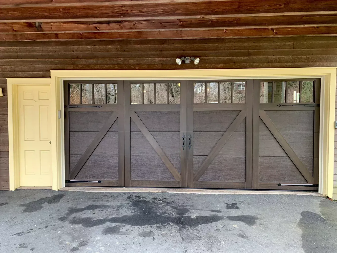 Style and Design Options for Wood Garage Doors