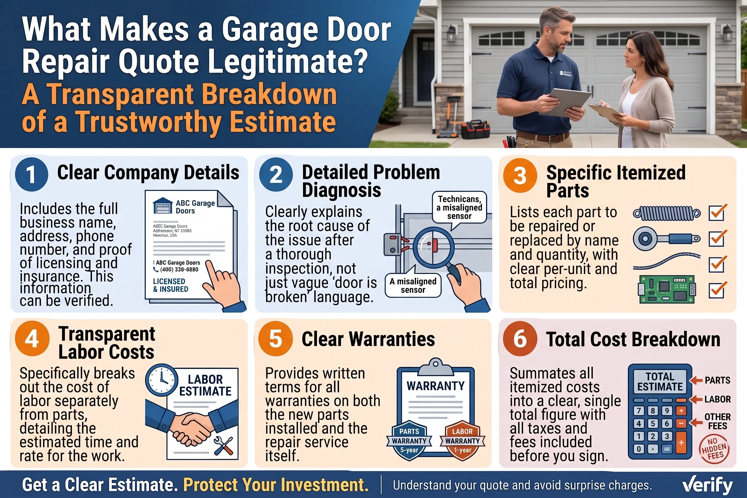 What Makes a Garage Door Repair Quote Legitimate?