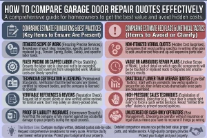 How to Compare Garage Door Repair Quotes Effectively