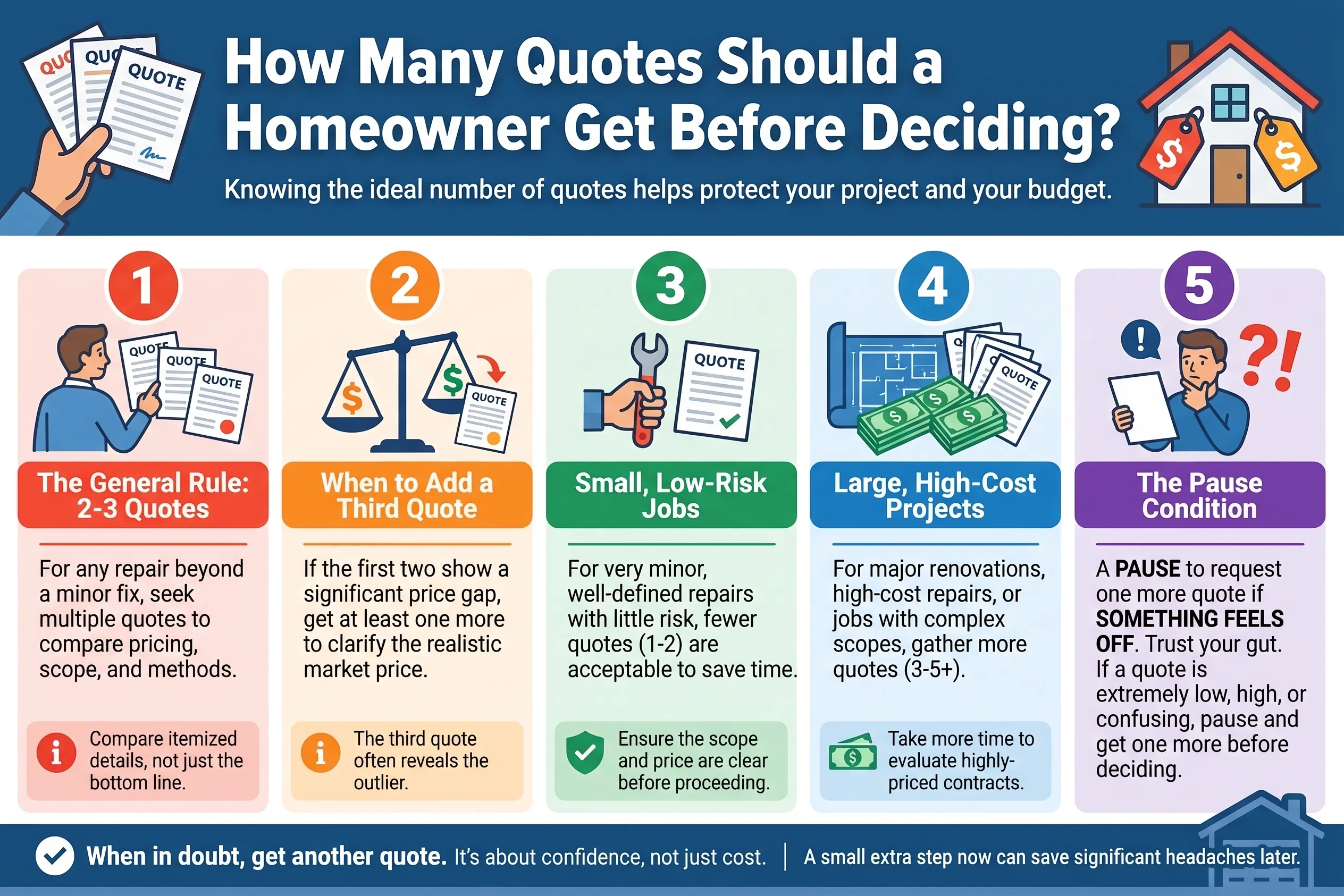 How Many Quotes Should a Homeowner Get Before Deciding?